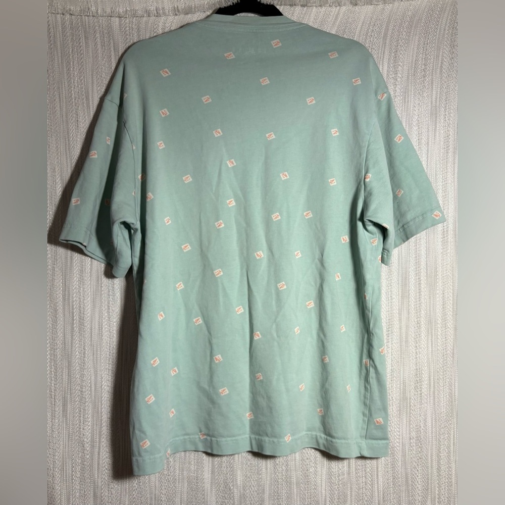 Jordan Light Green Patterned Tee - Picture 3 of 3